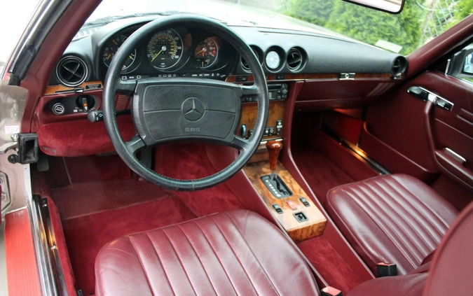 Mercedes-Benz SL cena 99000 przebieg: 135893, rok produkcji 1986 z Poznań małe 781